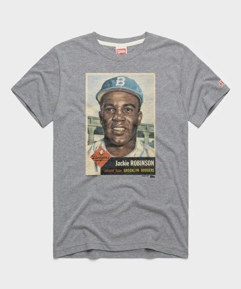 1953 Topps Baseball Jackie Robinson Dodgers 1
