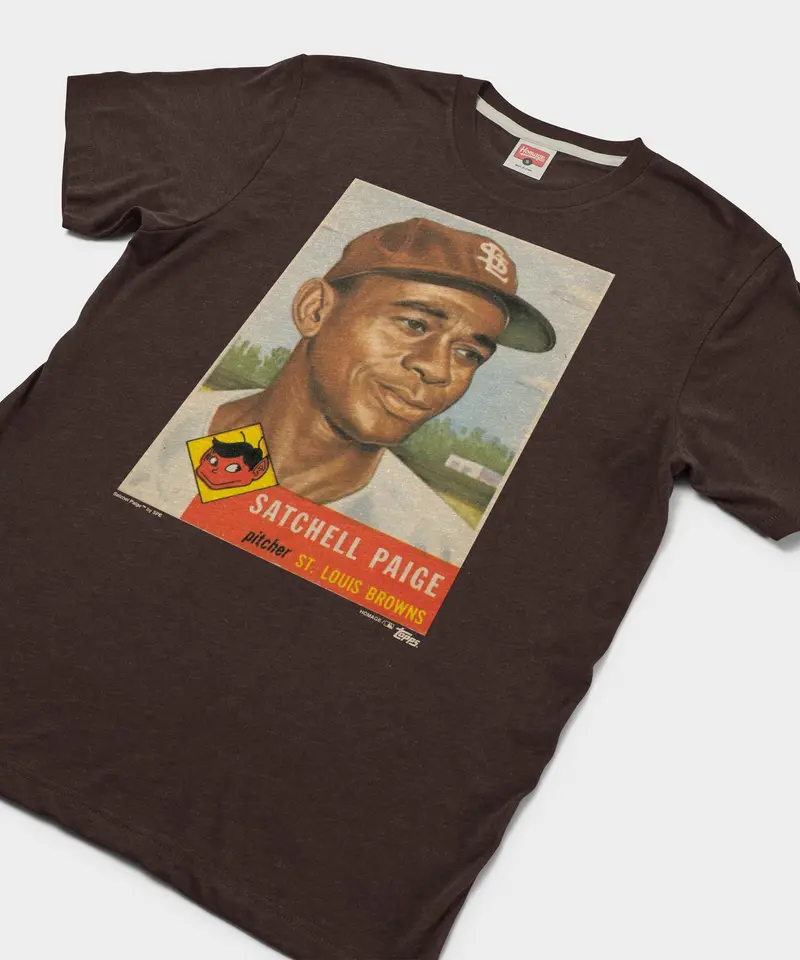 1953 Topps Baseball Satchel Paige Browns 2