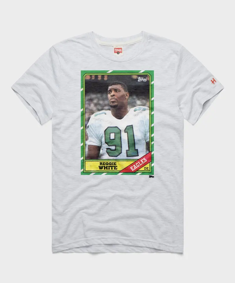 1986 Topps Football Reggie White Eagles 1