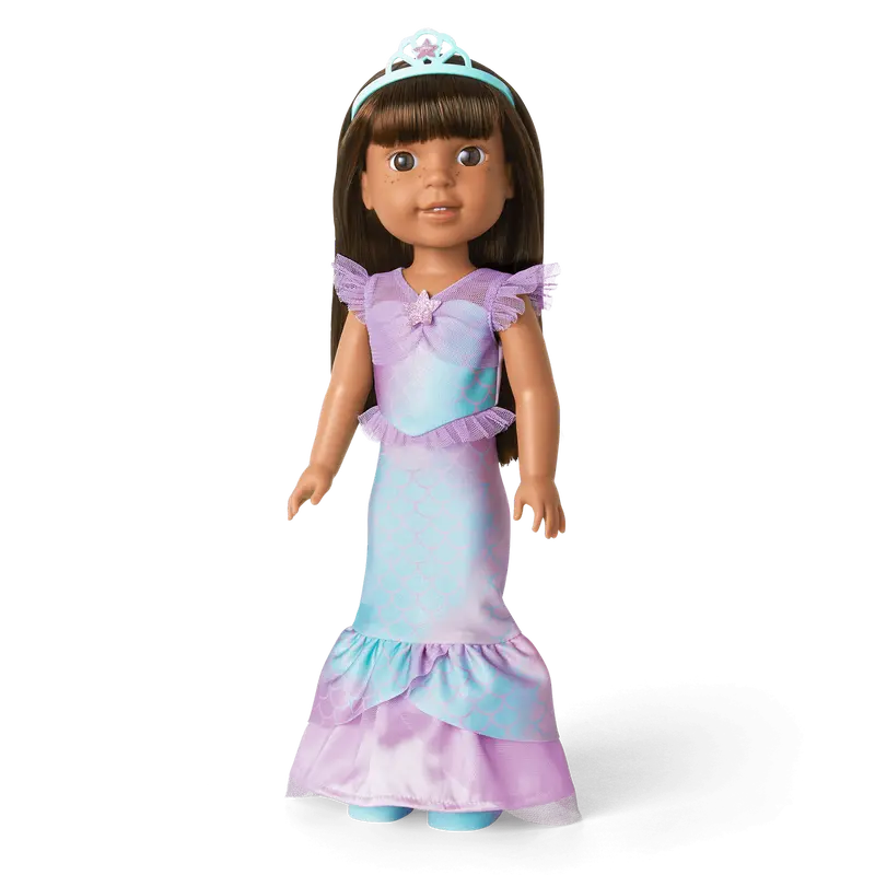 2-In-1 Sparkly Mermaid Outfit For Welliewishers™ Dolls 2