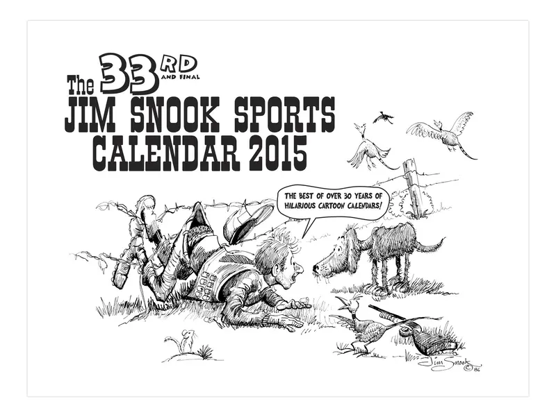 2015 Jim Snook Sports Calendar 1