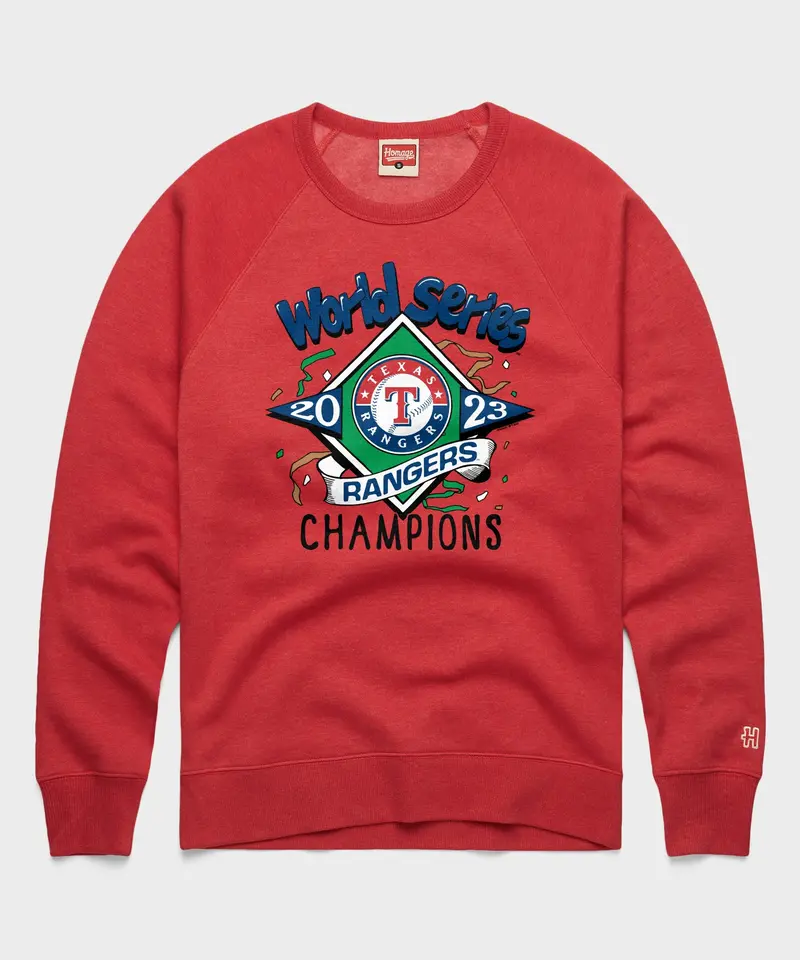 2023 World Series Champions Rangers Crewneck 1