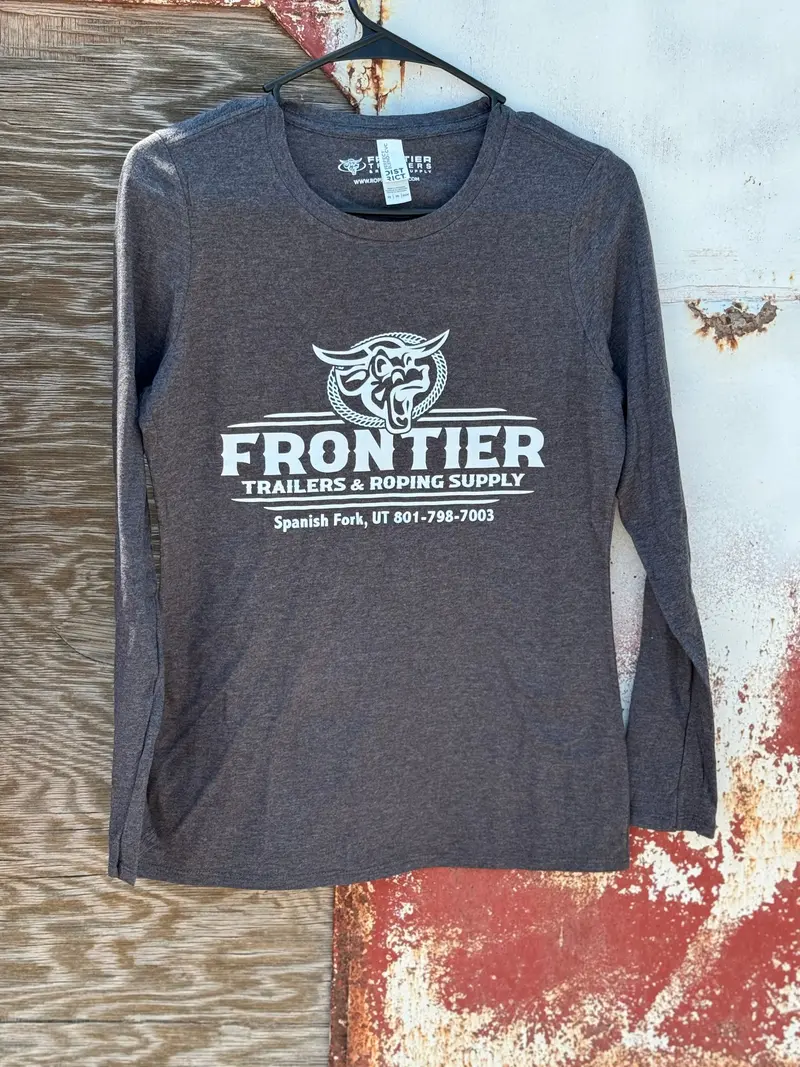 '24 Logo Long Sleeve In Dark Gray 1
