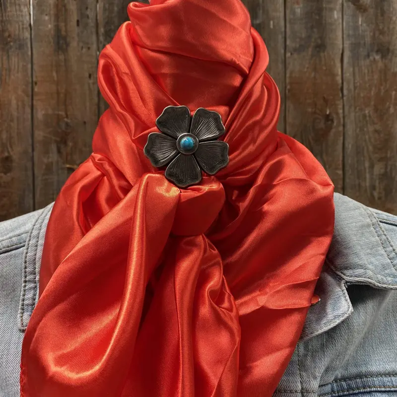 35X35" Solid Electric Red Wild Rag / Scarf - W110l Slide Wrsc10d 1