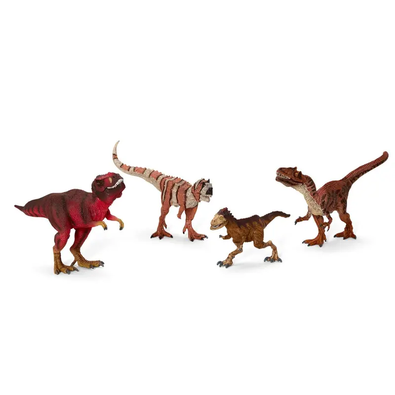4-Piece Red Dinosaur Bundle 1