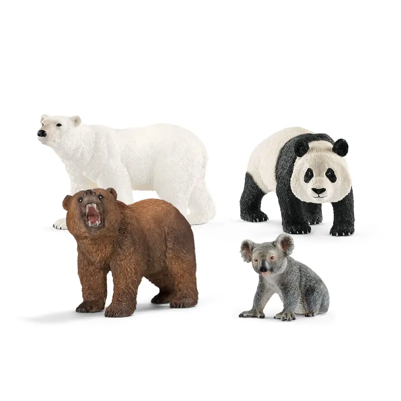 4-Piece Wild Life Bear Bundle 1