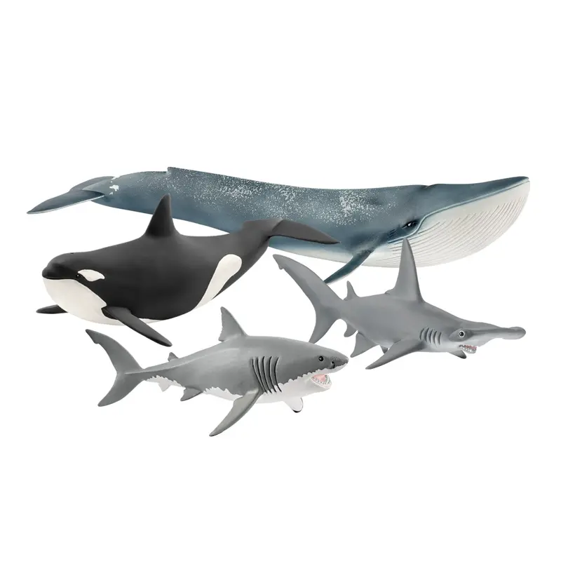 4-Piece Wild Life Ocean Animal Bundle 1