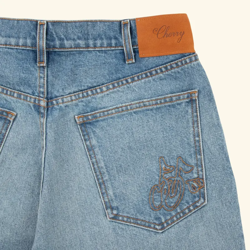 5 Pocket Denim Jorts 3