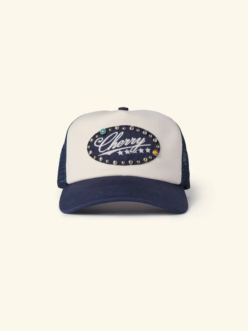 5 Star Studded Trucker (Navy) 1