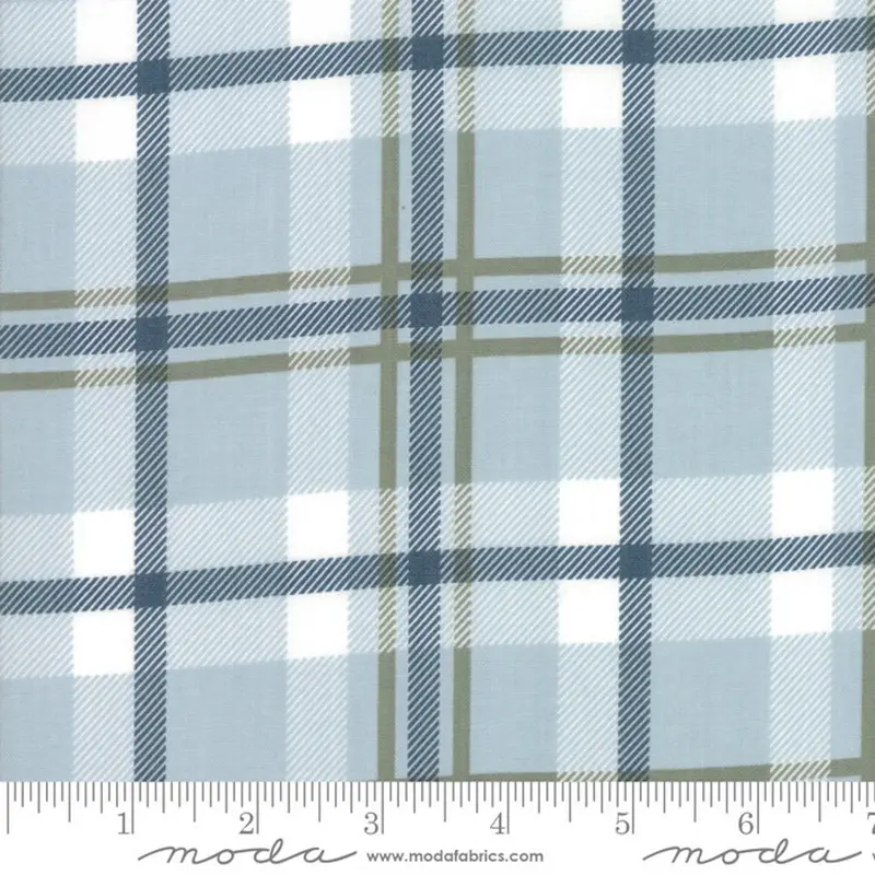 5102 15 Harvest Road - Smokey Blue -  Bella Boutique By Moda   100% Cotton 1