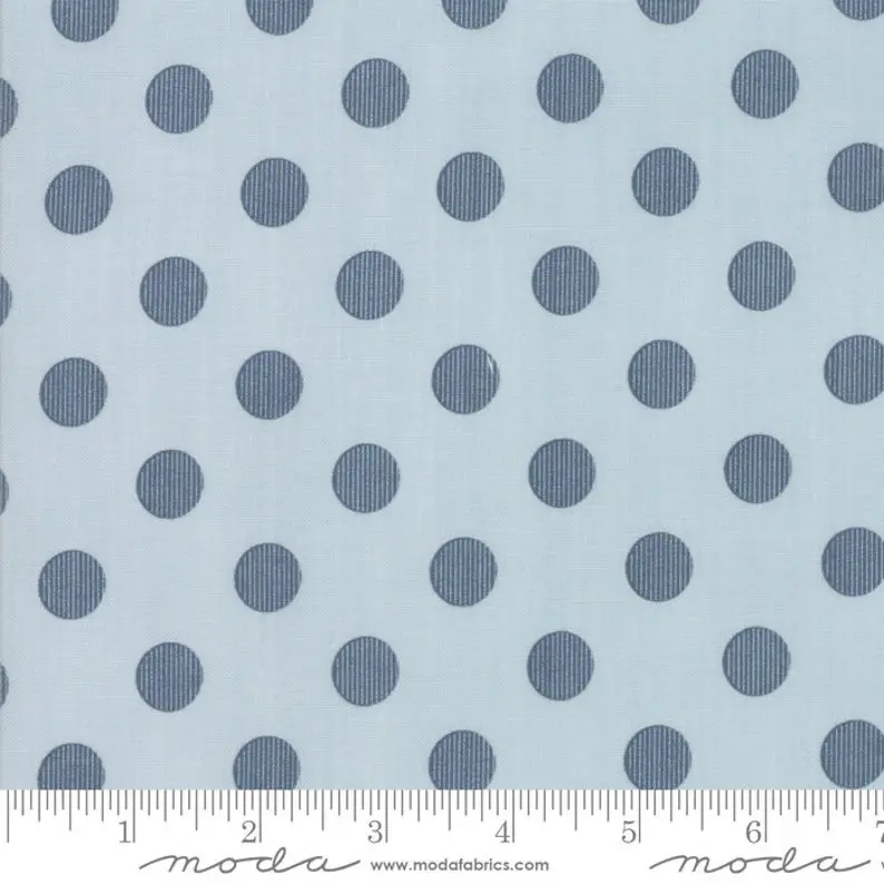 5103 15  Harvest Road  -  Smokey Blue,  Bella Boutique By Moda   100% Cotton 1