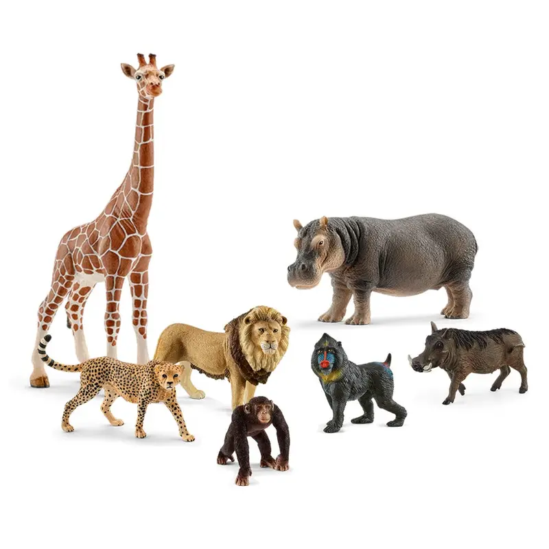 7-Piece African Animal Bundle 1