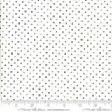 8654 57  Essential Dots -White Black   By Moda   100% Cotton 1