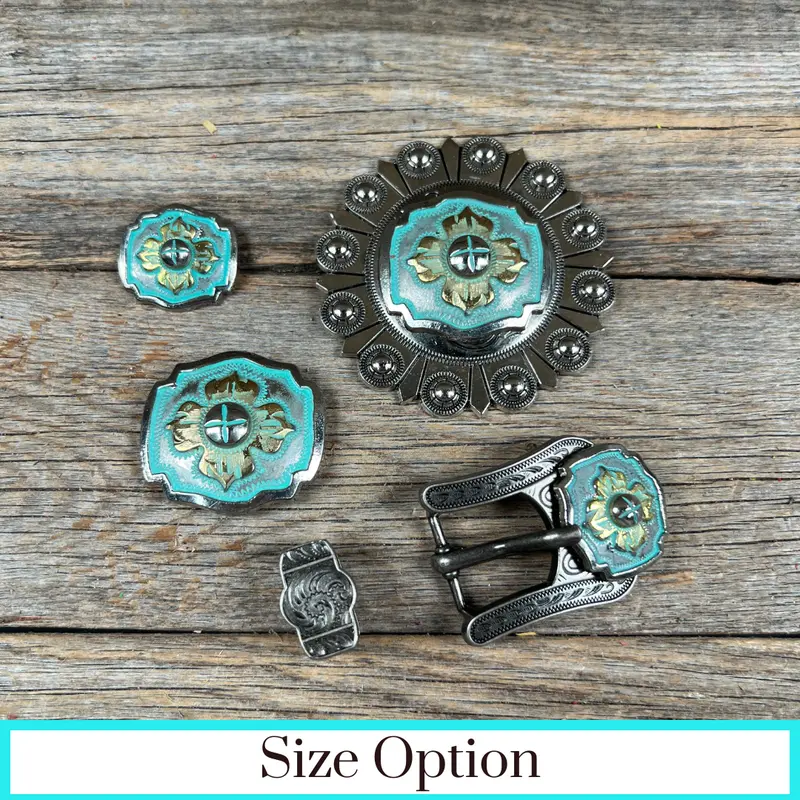 A Touch Of Turquoise Western Concho W109 1