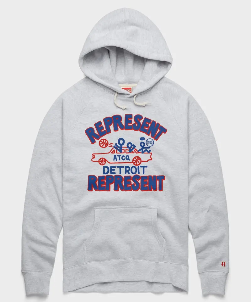A Tribe Called Quest X Detroit Pistons Represent Hoodie 1