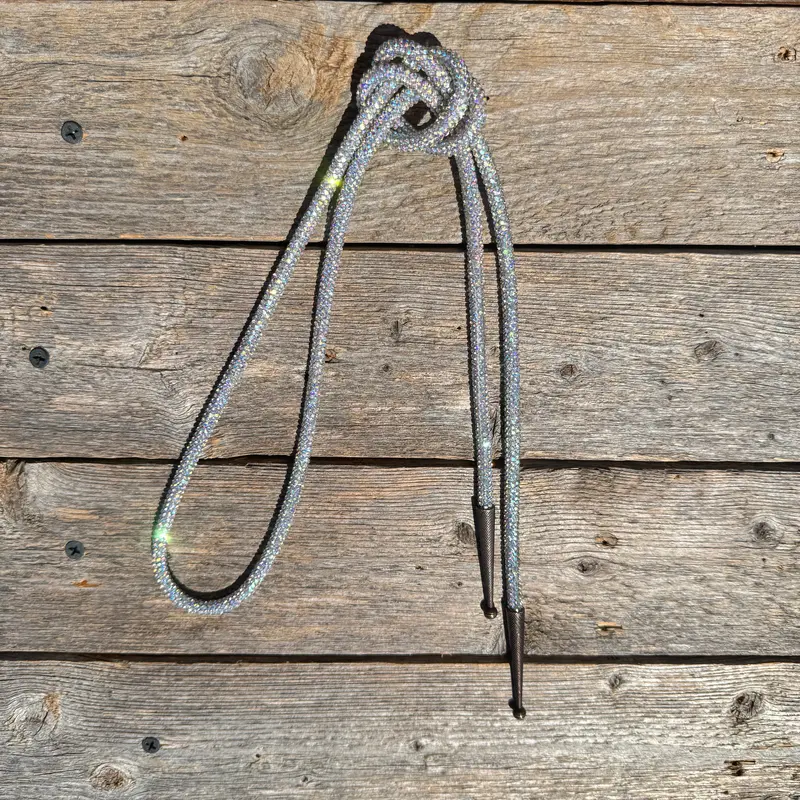 Ab Rhinestone Western Bolo Tie #Bt100 1