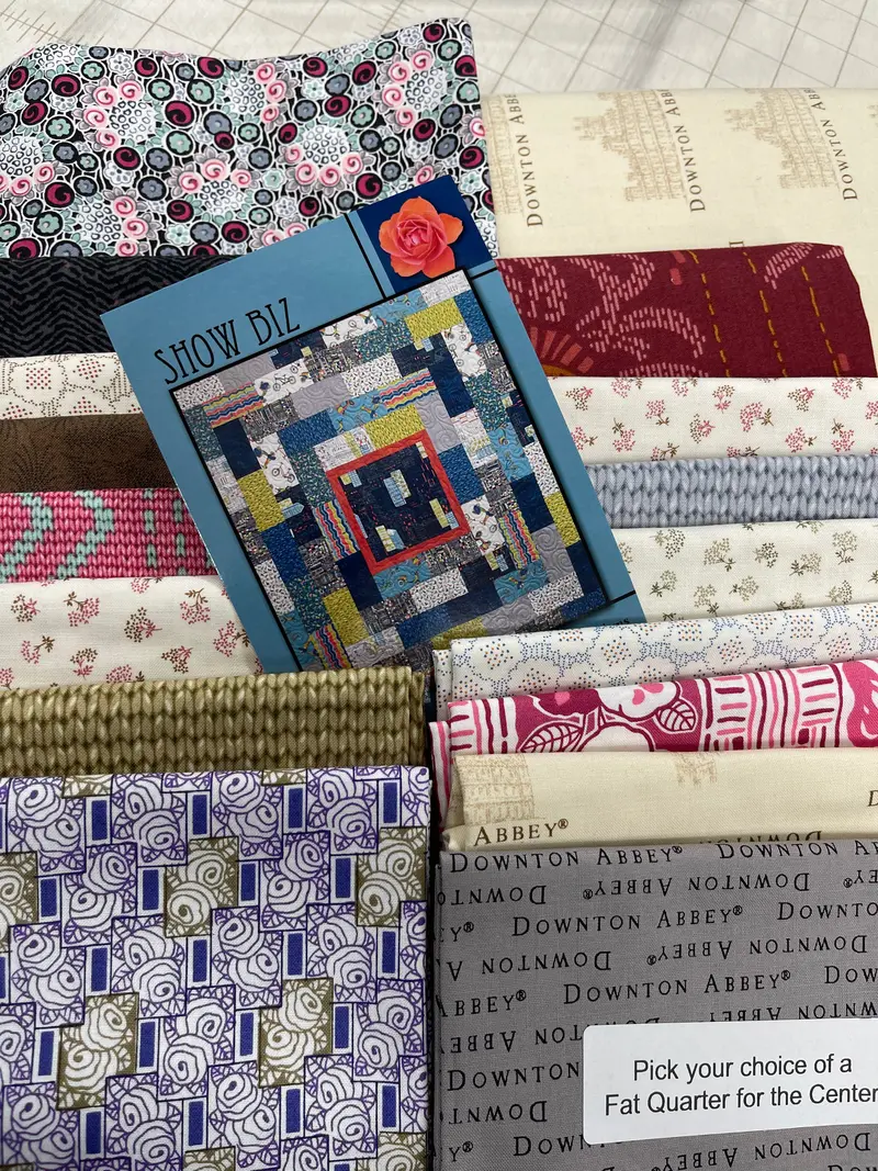 Abbey Show Biz Quilt Backing Included In Kit 54 X 63   Kit Includes Fabric, Binding, Backing, & Pattern. 1