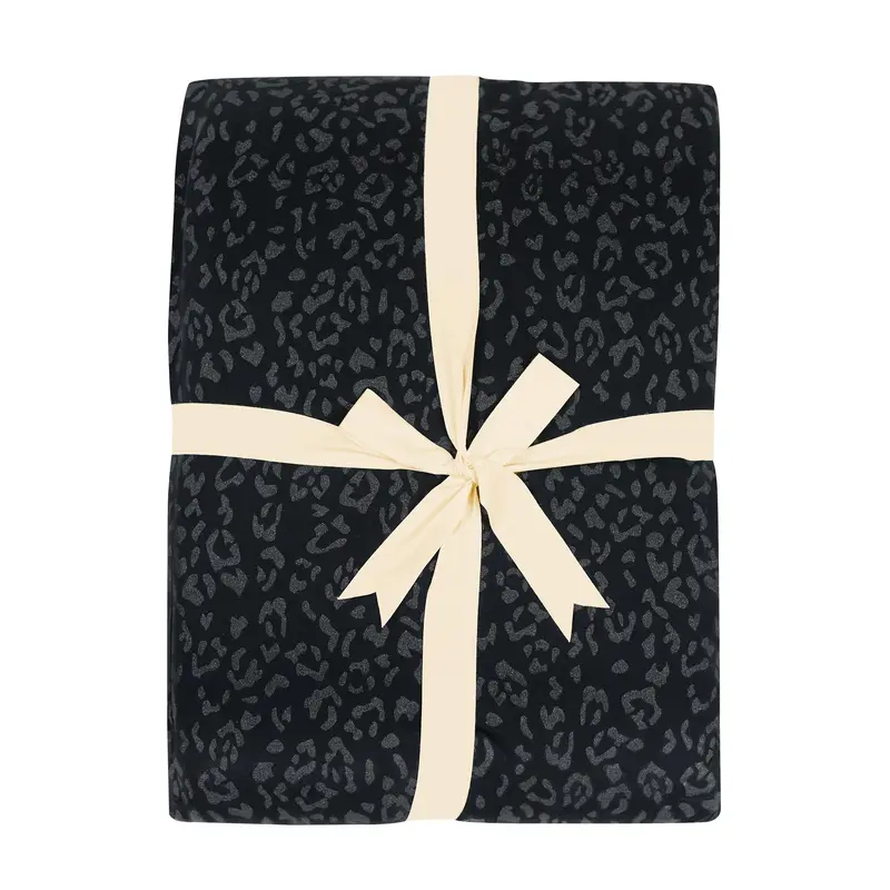 Adult Quilted Blanket In Midnight Leopard 2.5 1