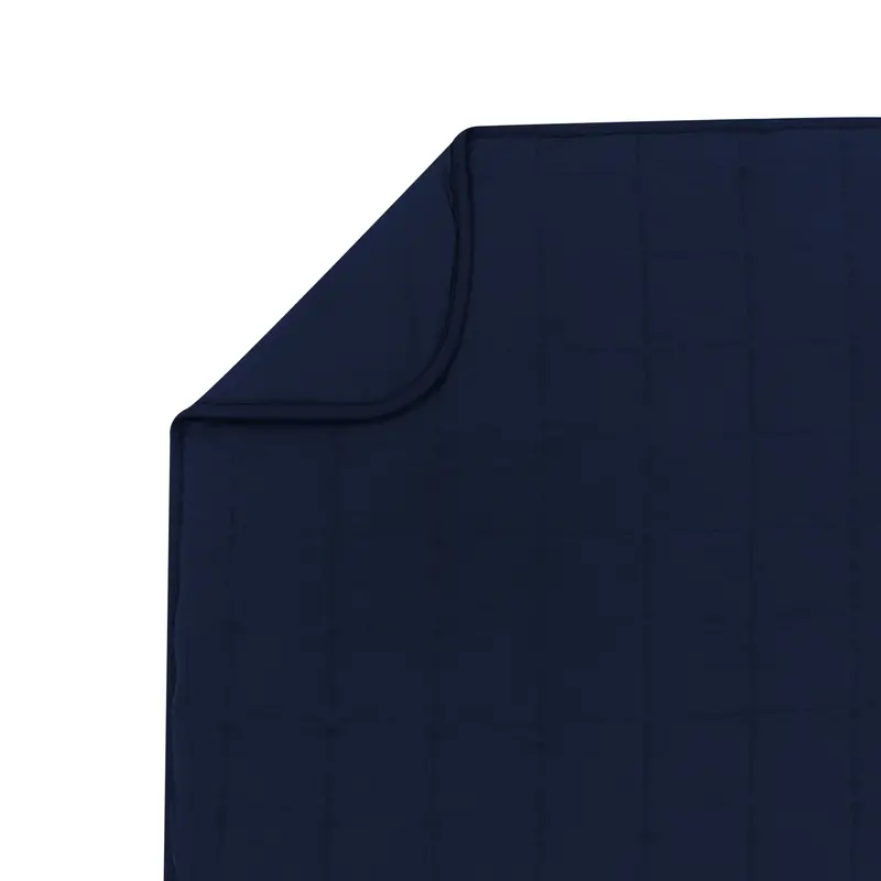 Adult Quilted Blanket In Navy 2.5 2