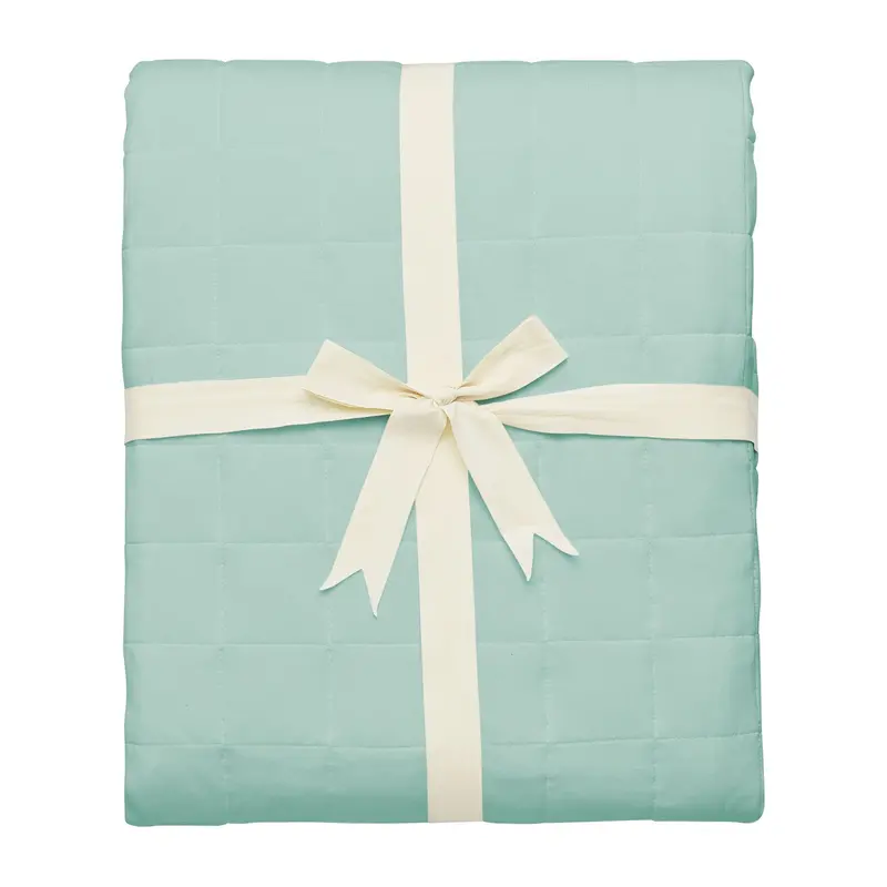 Adult Quilted Blanket In Sage 2.5 1