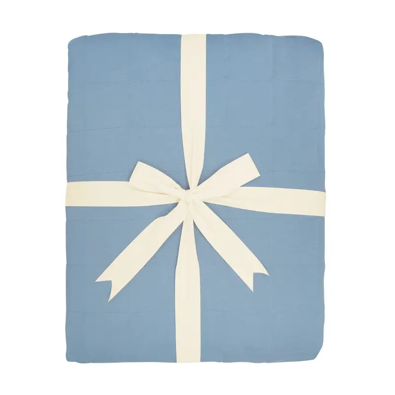 Adult Quilted Blanket In Slate 1.0 1