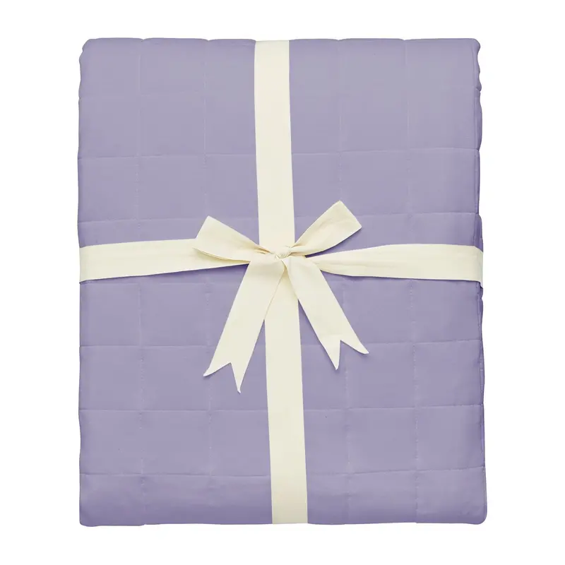 Adult Quilted Blanket In Taro 2.5 1