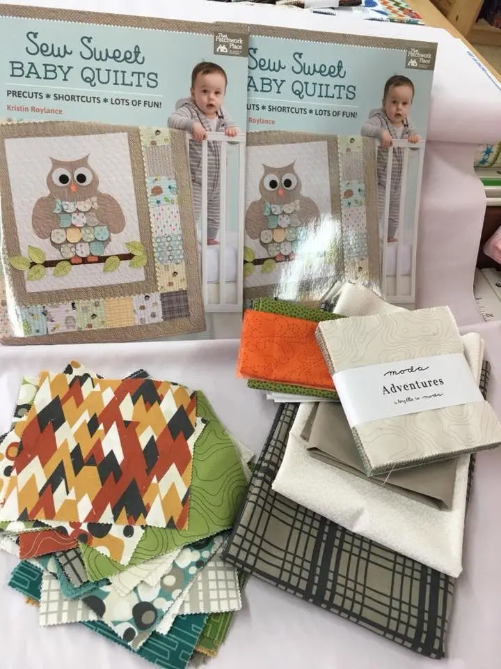 Adventure Owl Baby Quilt (Boy)- Kit With Pattern 1