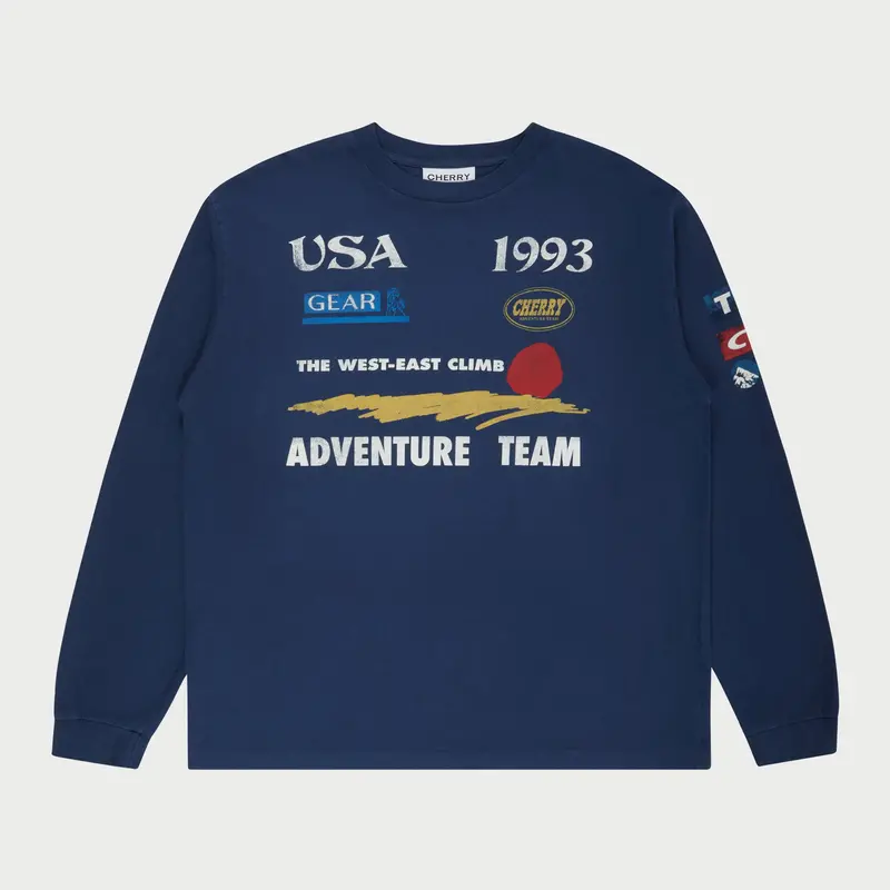 Adventure Team L/S T-Shirt (Navy) 1