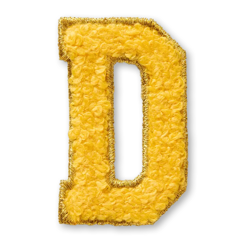 Ag™ Letter D Stick-On Patch 1
