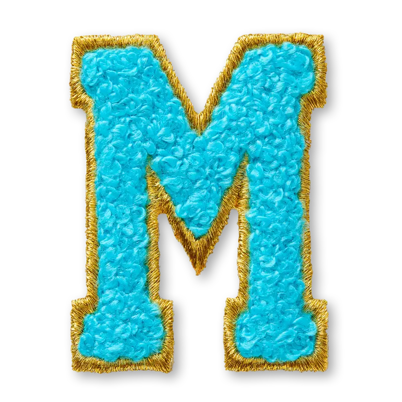 Ag™ Letter M Stick-On Patch 1