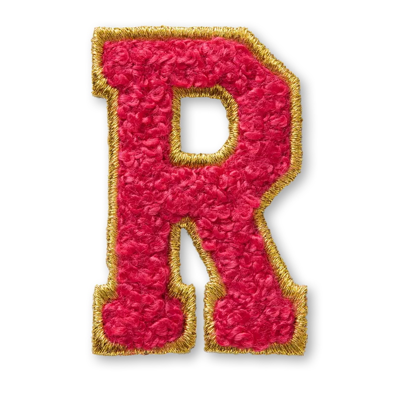 Ag™ Letter R Stick-On Patch 1