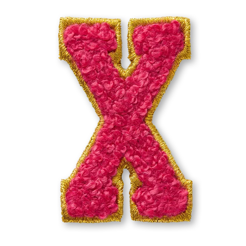 Ag™ Letter X Stick-On Patch 1