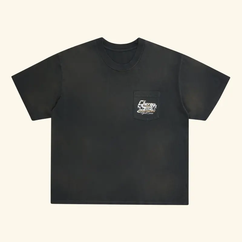 Against The Wind Pocket T-Shirt 1
