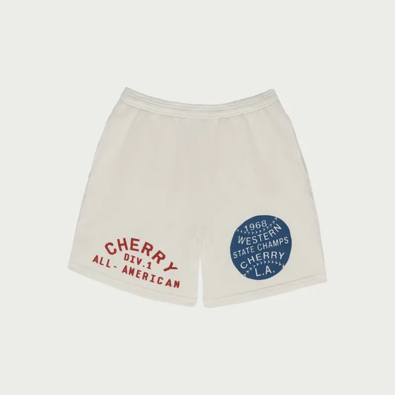 All American Midweight Sweatshorts (Cream) 1