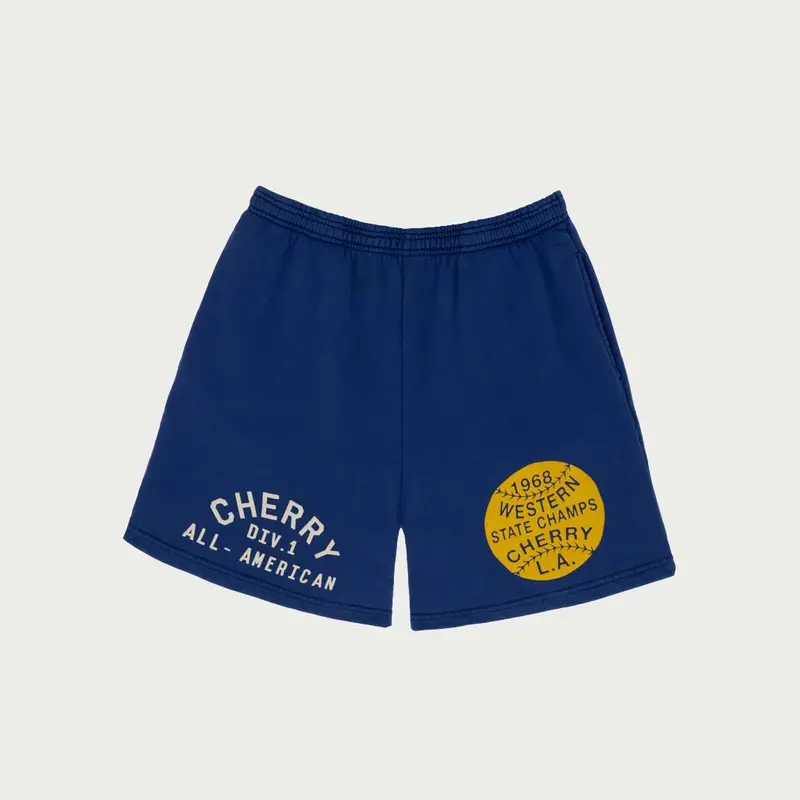 All American Midweight Sweatshorts (Royal) 1