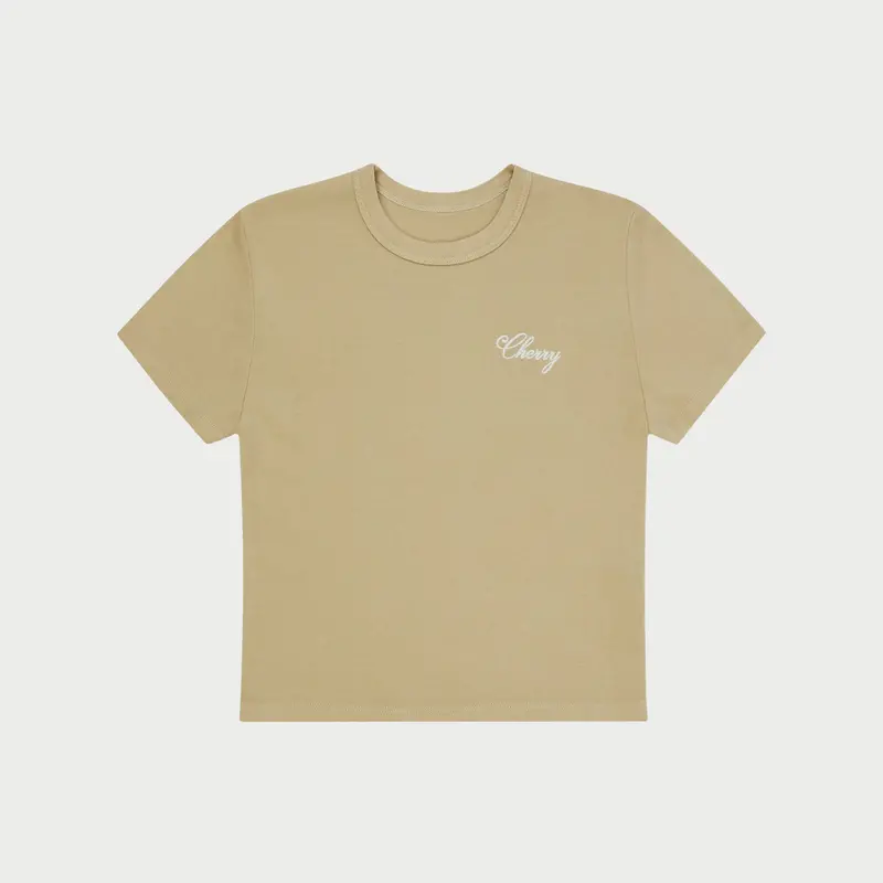 American Classic Baby Tee (Tan) 1