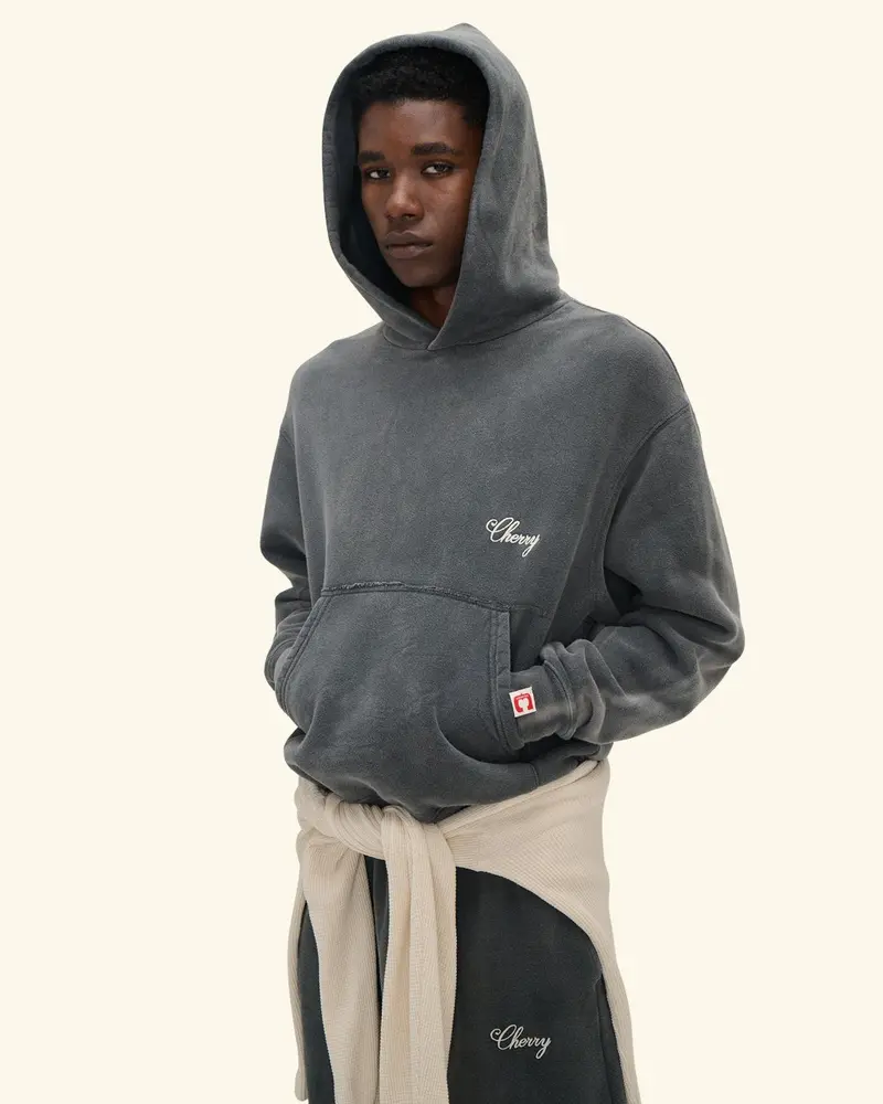 American Classic Hoodie (Sun Faded Black) 5