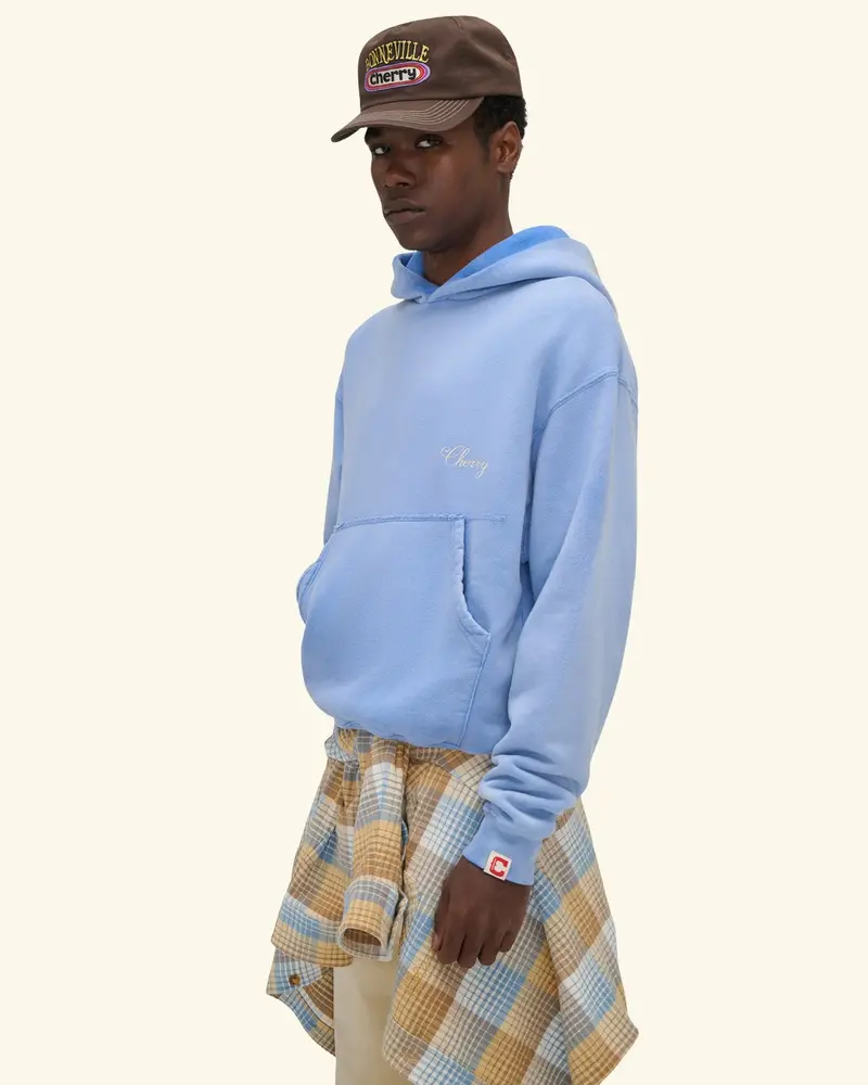 American Classic Hoodie (Sun Faded Blue) 6