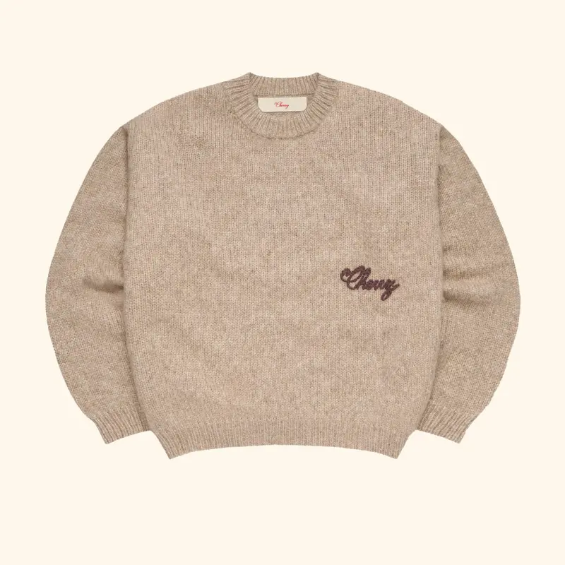 American Classic Knit Crew (Oatmeal) 1