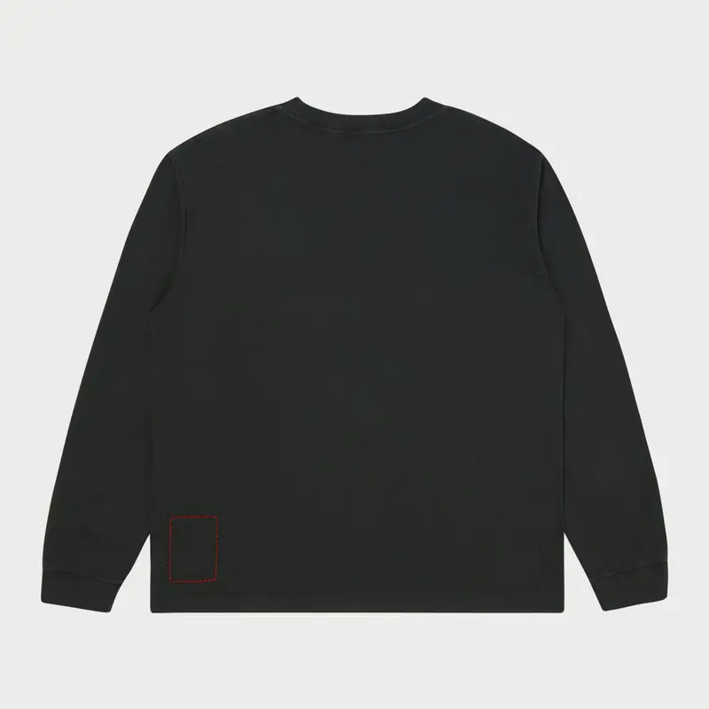 American Classic Pocket L/S T-Shirt (Vintage Black) 2
