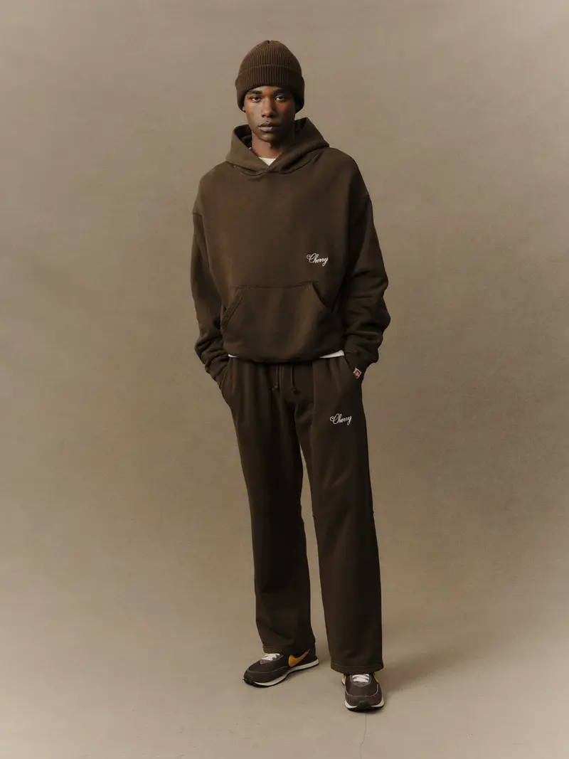 American Classic Pullover Hoodie (Chocolate) 4