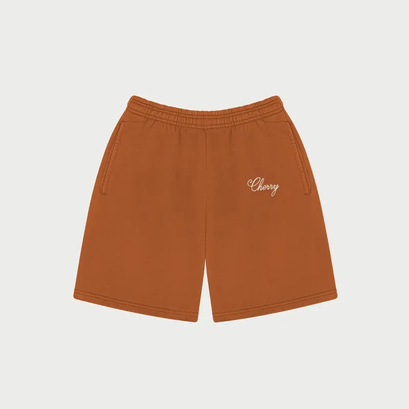 American Classic Sweatshorts (Burnt Orange) 1