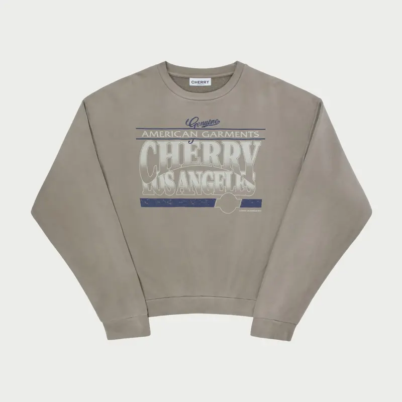 American Garments Crewneck (Smoke) 1