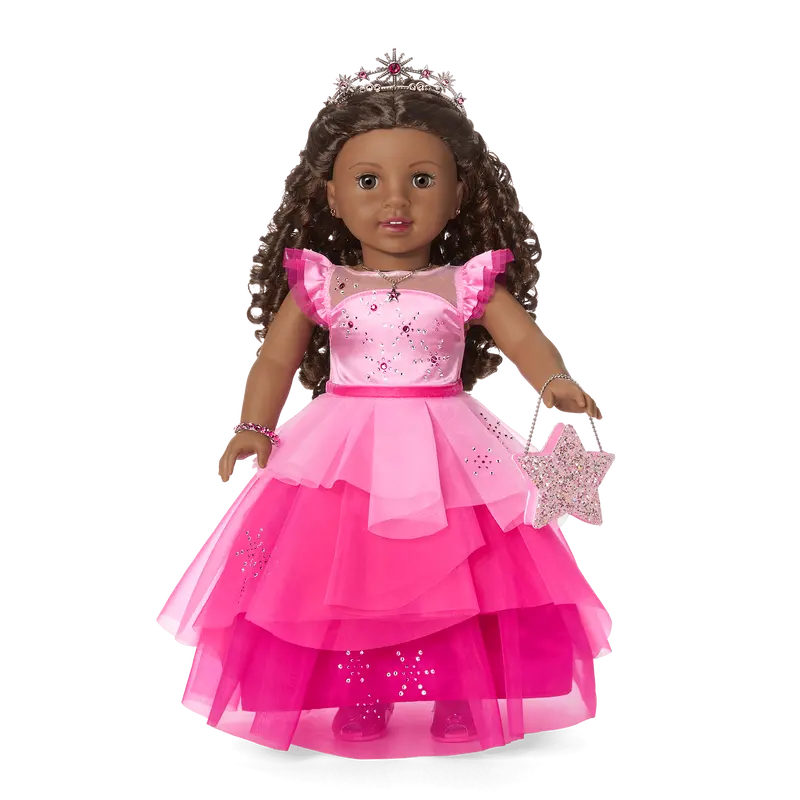 American Girl® 2024 Pink Stardust Holiday Collector Doll 1
