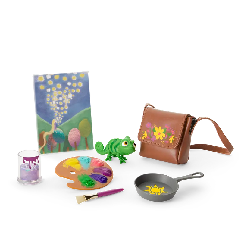 American Girl® Disney Princess Rapunzel Painting Accessories & Pascal For 18-Inch Dolls 1