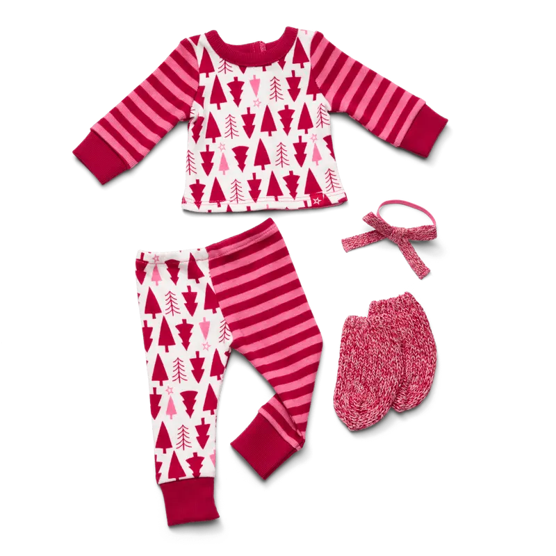 American Girl® X Hanna Andersson Holiday Treetops Pajamas For 18-Inch Dolls 1
