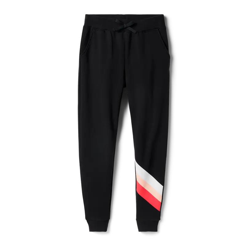 American Girl® X Janie And Jack: Maritza’S™ Black Striped Joggers For Girls 1