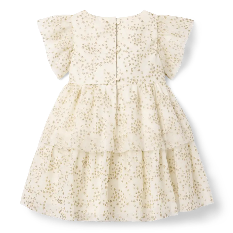 American Girl® X Janie And Jack Sparkly Cream Celebration Dress For Little Girls & Girls 7