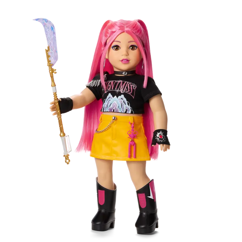 American Girl® X Kpop Demon Hunters Huntr/X Mira 18-Inch Doll 1