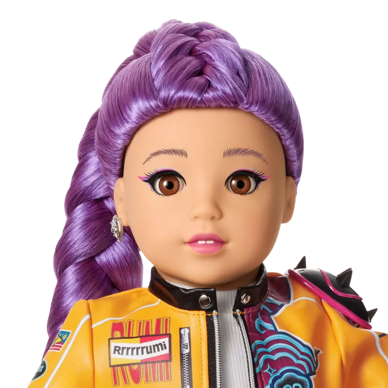 American Girl® X Kpop Demon Hunters Huntr/X Rumi 18-Inch Doll 2